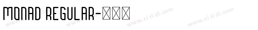 Monad Regular字体转换